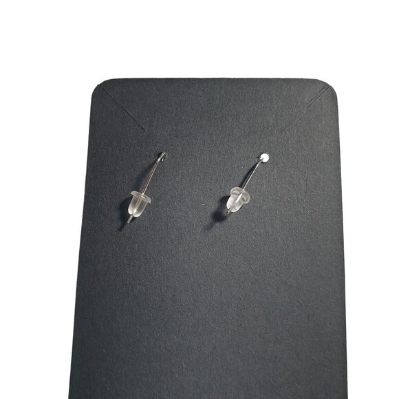 Boho Teardrop Dangle Earrings Blue Silver Tone Metal Hook Elegant Design Gift - Picture 4 of 4